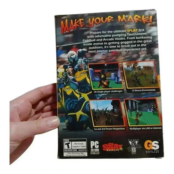 Splat Magazine Renegade Paintball PC Video Game - New, Sealed, Never Used - Picture 2 of 2